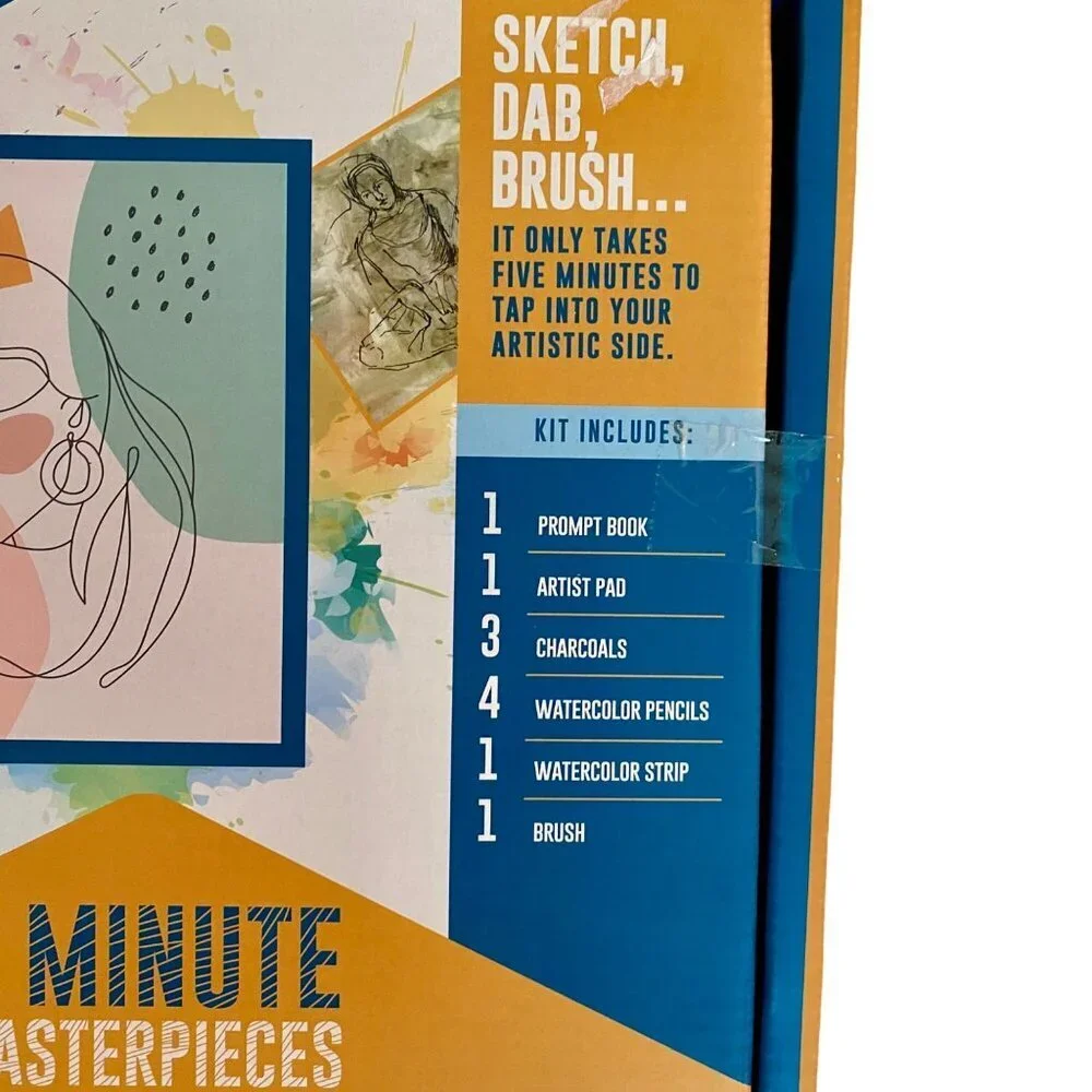 Sparkplug 5 Minute Masterpieces Art Kit Brand New in Box